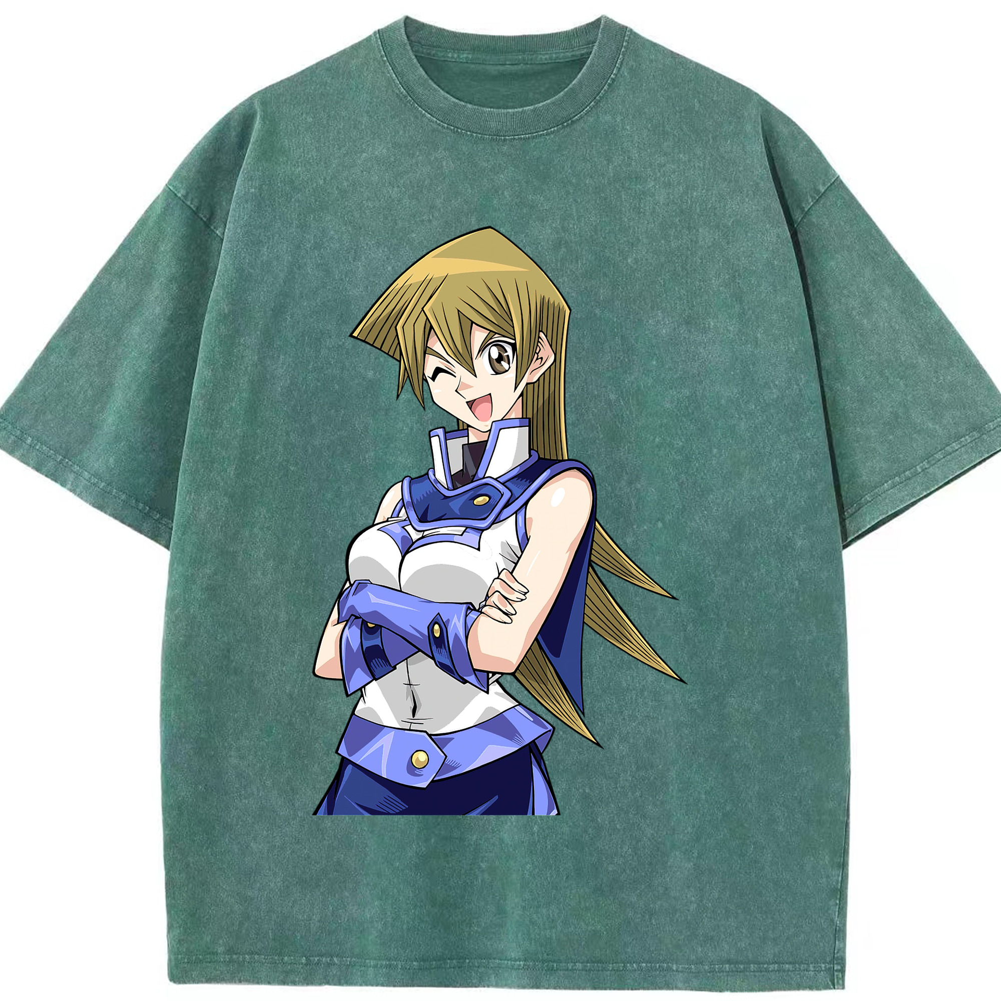 （画像用） 遊☆戯☆王 Yu-Gi-Oh! 綿100% ヴィンテージ風 半袖Tシャツ（フロントプリント）